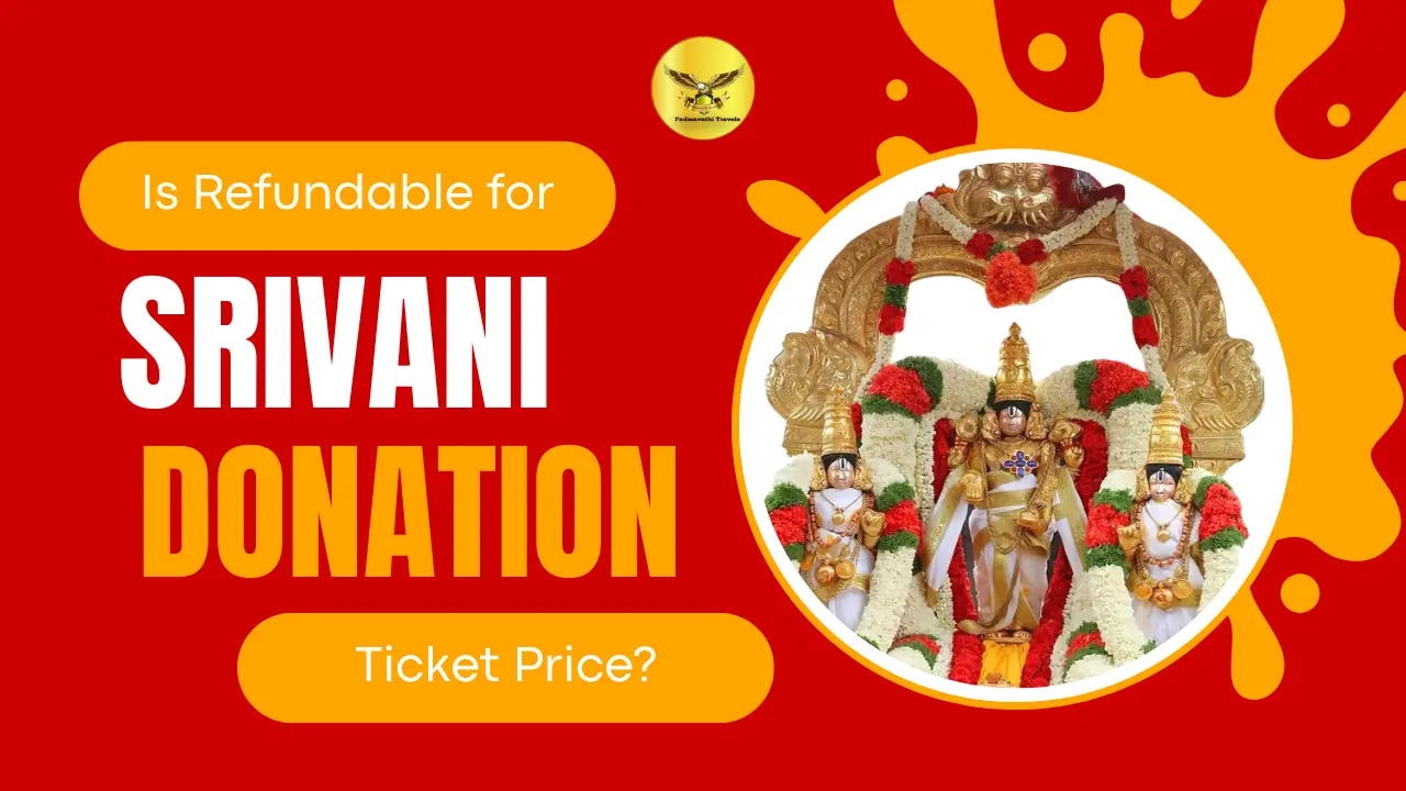 srivani donation refundable