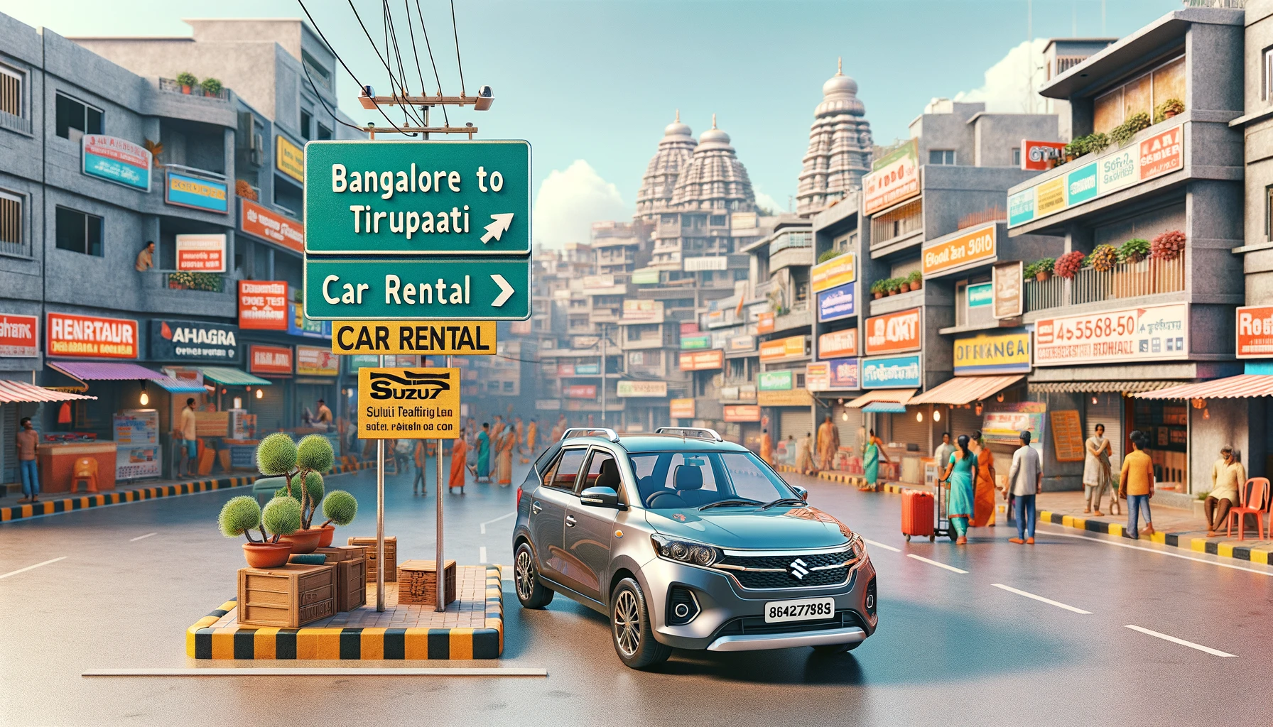 Bangalore to Tirupati car rental